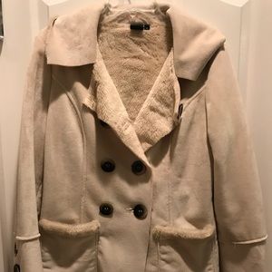 Shearling jacket double breasted